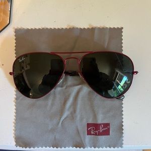 BNWOT Red Raybans